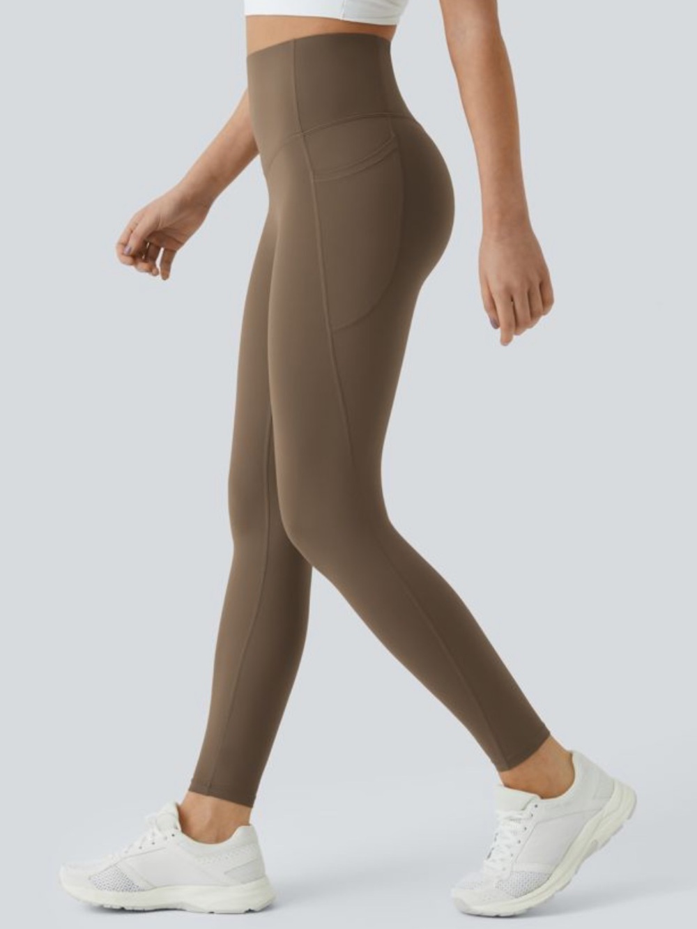 Halara UltraSculpt High Waisted Tummy Control Leggings Size Large 7/8 Length NWT